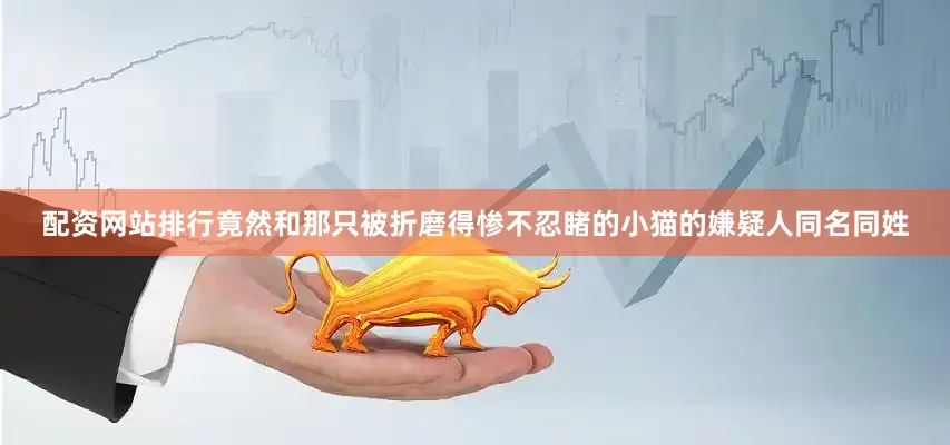 配资网站排行竟然和那只被折磨得惨不忍睹的小猫的嫌疑人同名同姓